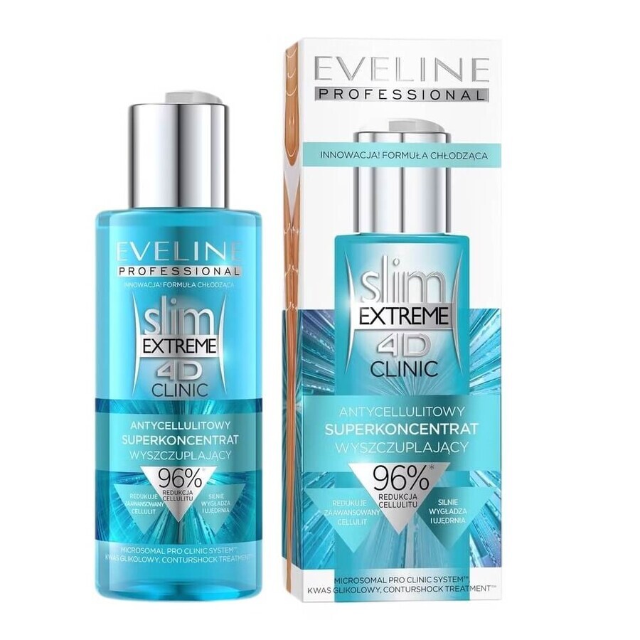 Eveline Cosmetics Slim Extreme 4D Clinic Anti-celulită super concentrat de slăbire, 150 ml