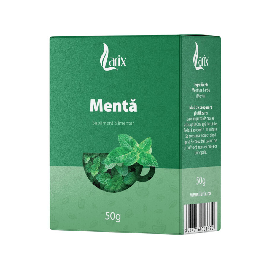 Pepermunt thee Bulk, 50 g, Larix