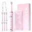 Cepillo eléctrico + 6 cabezales, Rosa, J40, JTF Sonic
