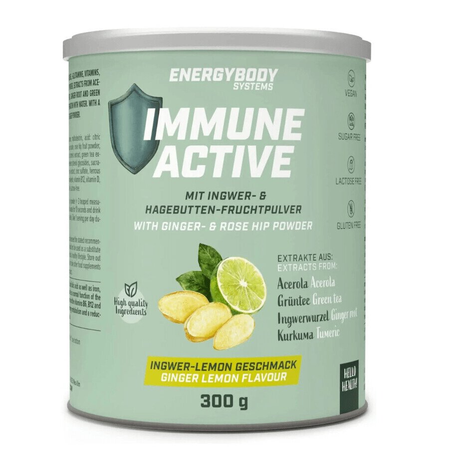 Immun Active, Limón y Jengibre, 300 g, Way Better
