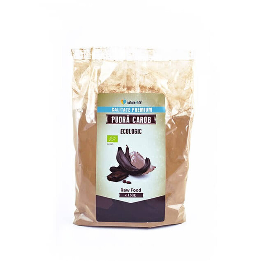 Biologisch johannesbroodpoeder, 150 g, Nature4Life
