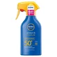 Moisturizing Spray SPF50+ Protect & Moisture Sun, 270 ml, Nivea