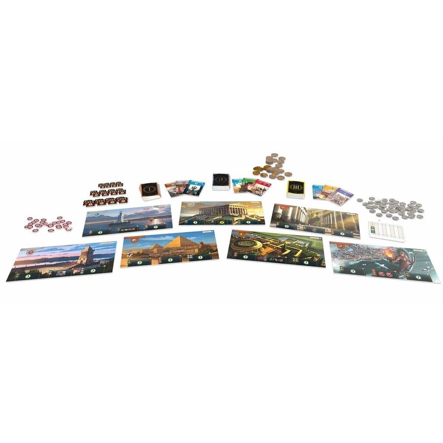 Joc de Masă 7 WONDERS Spaniolă Joc de Masă 7 WONDERS Spaniolă