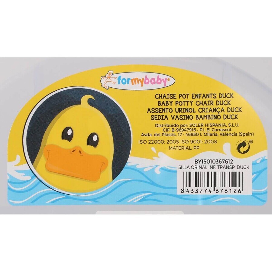 Potty For my Baby Duck (12 Units) (35 x 25 x 23 cm)