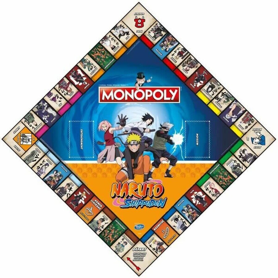 Joc de Masă Winning Moves MONOPOLY Naruto (FR) Joc de Masă Winning Moves MONOPOLY Naruto (FR)