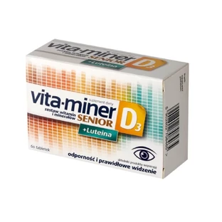 Vita-Miner Senior D3 + Luteína, 60 comprimidos