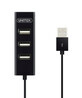 Unitek, Hub 4x USB 2.0, Y-2140, Telefonaufladung, schwarz