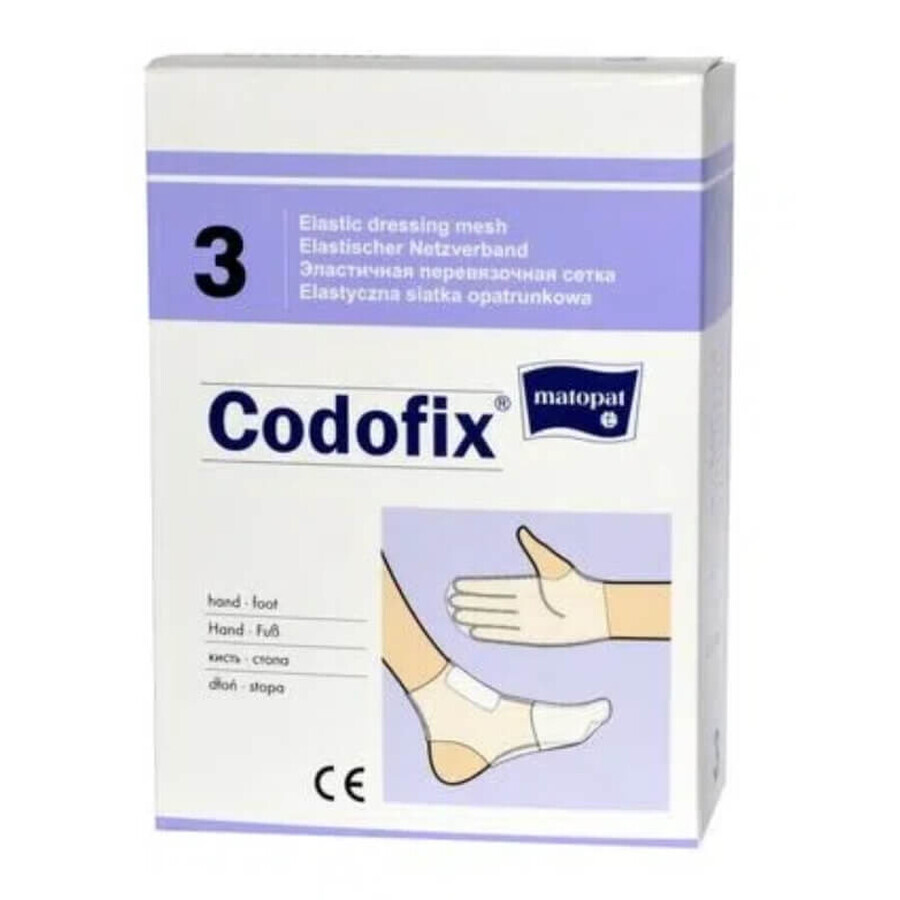 Shop Codofix Elastische Netzbandage 2,5 - 3,5 cm x 10 cm Hand, Fuß, 1 Stück Codofix Elastische Netzbandage 2,5 - 3,5 cm x 10 cm Hand, Fuß, 1 Stück