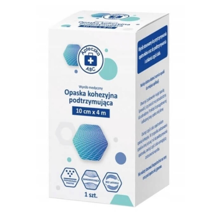 Buy ABC First Aid Kit Cohesive support bandage 10 cm x 4 m, 1 piece ABC First Aid Kit Cohesive support bandage 10 cm x 4 m, 1 piece