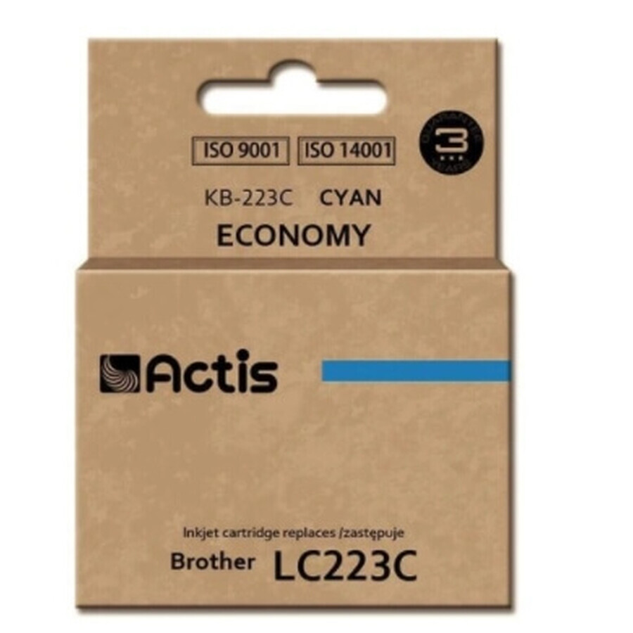Actis, Tinte für Brother KB-223C (Ersatz LC223C) cyan (blau)