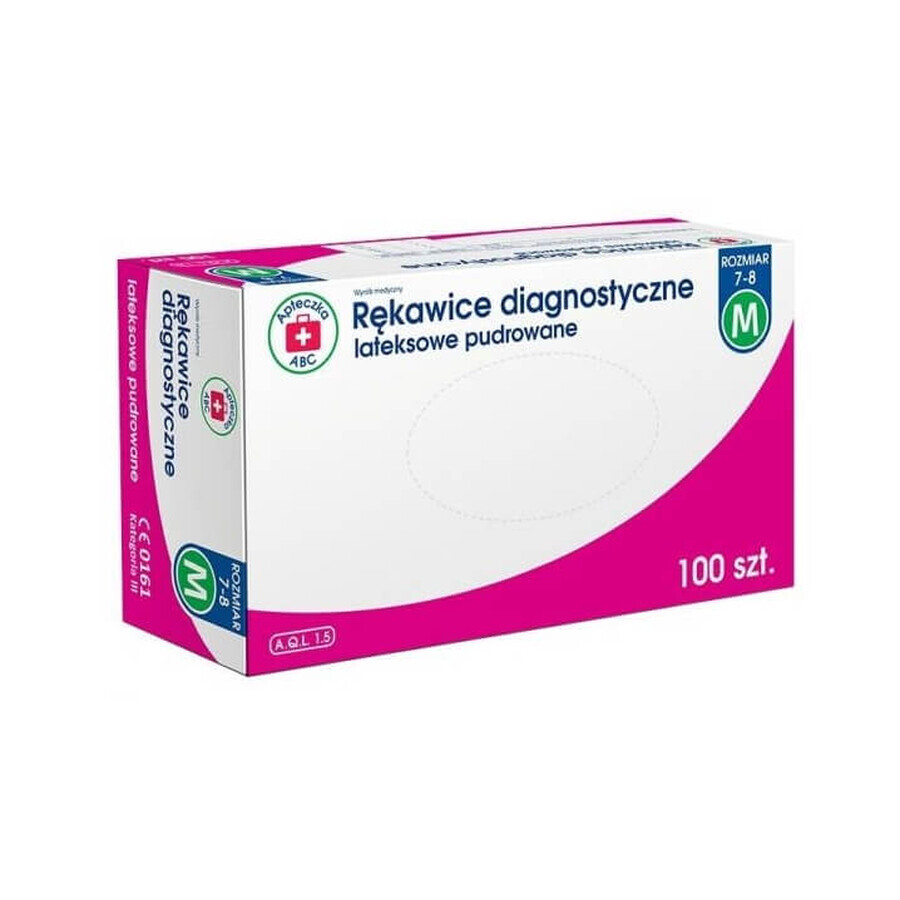 Acquista Kit di pronto soccorso ABC Guanti in polvere diagnostici in lattice taglia M, 100 pezzi Kit di pronto soccorso ABC Guanti in polvere diagnostici in lattice taglia M, 100 pezzi
