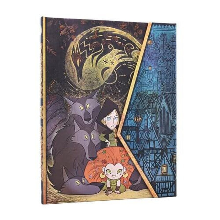 Paperblanks Bloc de notas WolfWalkers, Trilogía del folclore irlandés Ultra