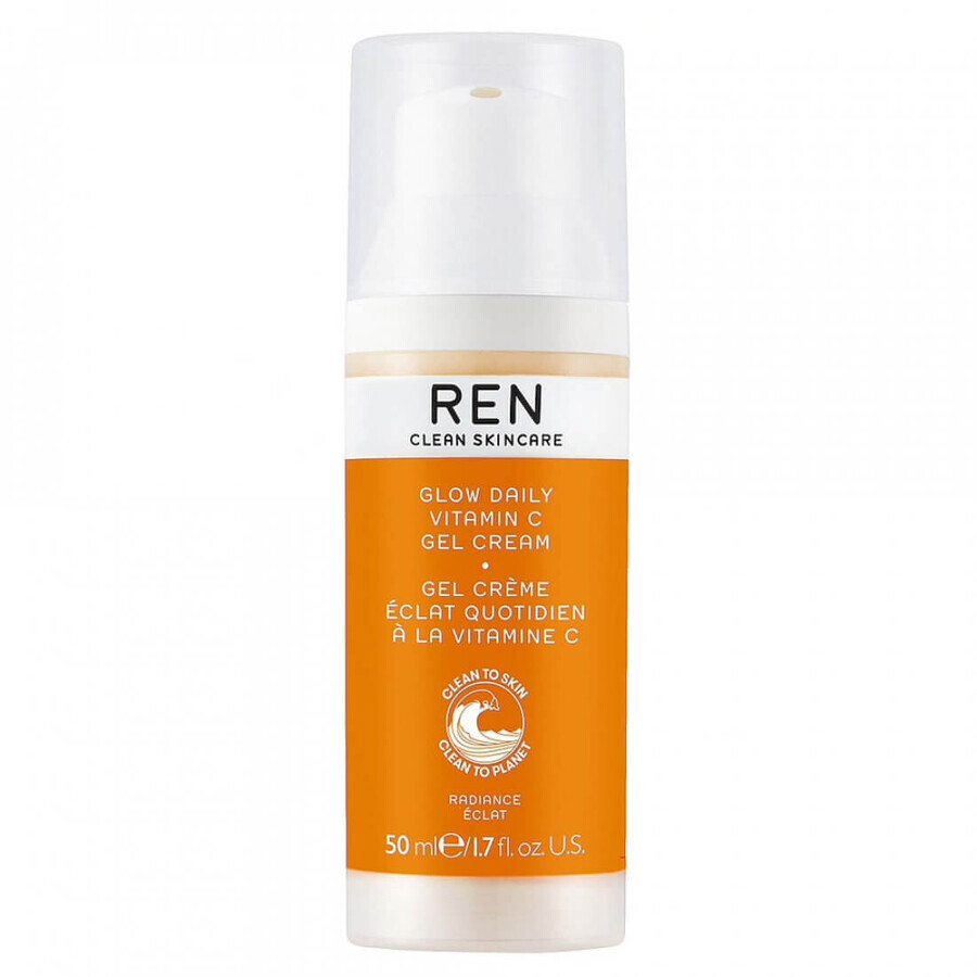 REN Glow Daily Vitamin C Light Moisturizing Cream with Vitamin C, 50ml
