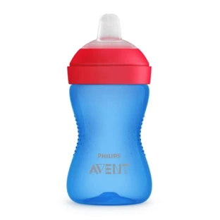 Avent, Beker met zacht, bijtbestendig mondstuk, 9m+, 300 ml SCF802/01, 1 stuk