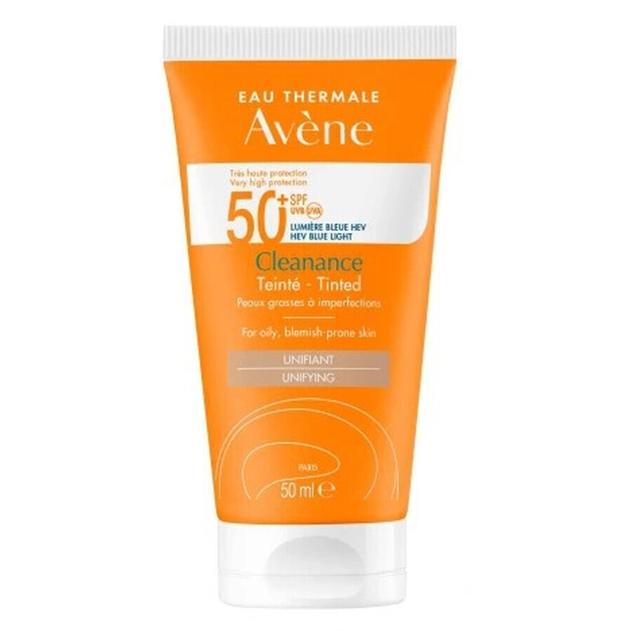 Avène, Cleanance Crème Colorante Très Haute Protection SPF 50+, 50 ml
