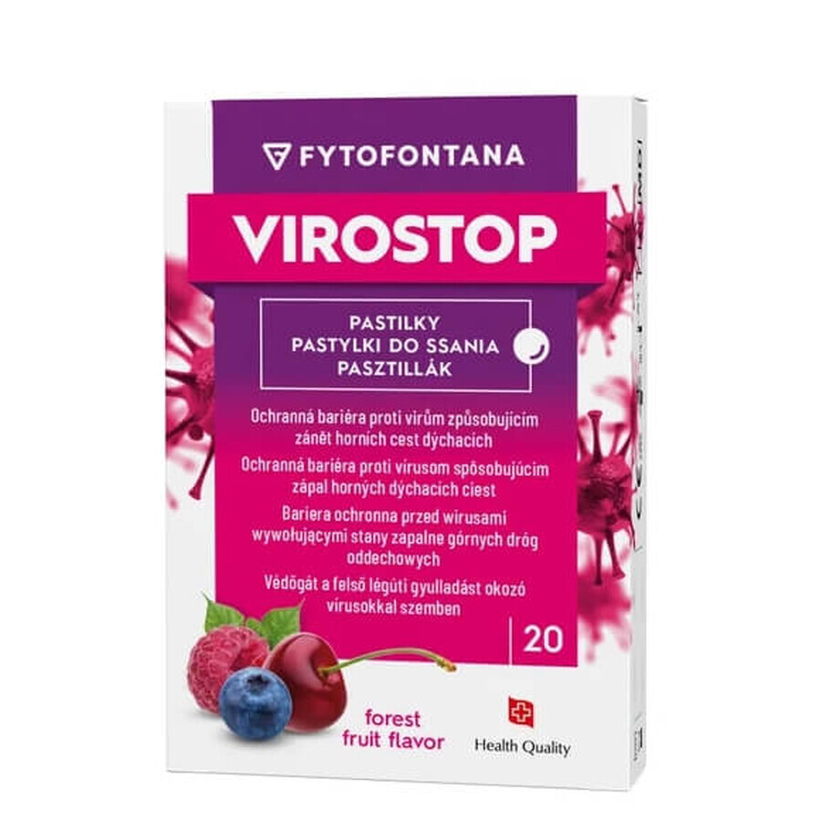 Buy ViroStop Forest fruit lozenges, 20 lozenges ViroStop Forest fruit lozenges, 20 lozenges