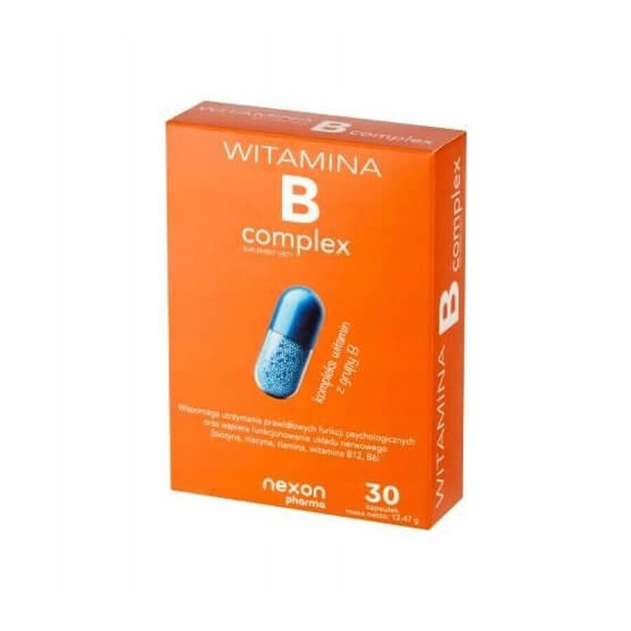 Nexon Pharma Vitamin B Complex, 30 capsules