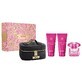 Versace Bright Crystal Absolu Set Eau de Parfum, 90 ml + Shower Gel, 100 ml + Body Lotion, 100 ml + Cosmetic Bag