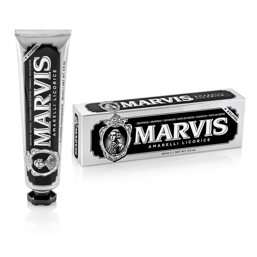 Marvis Fluoride Toothpaste with fluoride Amarelli Licorice, 85 ml.