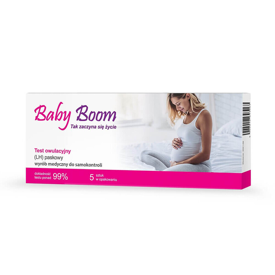 Ovulation test (LH) Baby Boom strip test 5 pieces