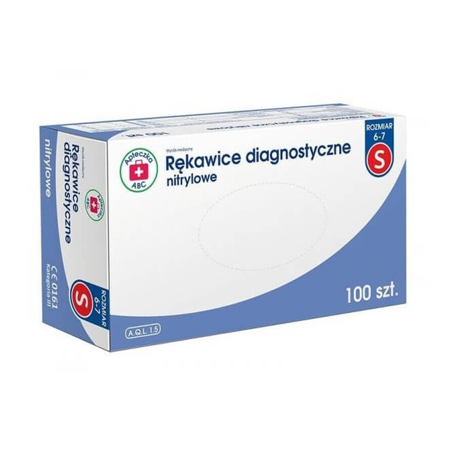 Shop Erste-Hilfe-Set ABC Diagnostic Nitril-Handschuhe Größe S, 100 Stück Erste-Hilfe-Set ABC Diagnostic Nitril-Handschuhe Größe S, 100 Stück