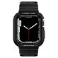 Spigen Rugged Armor Pro strap case for Apple Watch 4 / 5 / 6 / 7 / 8 / SE (44/45 mm) - black