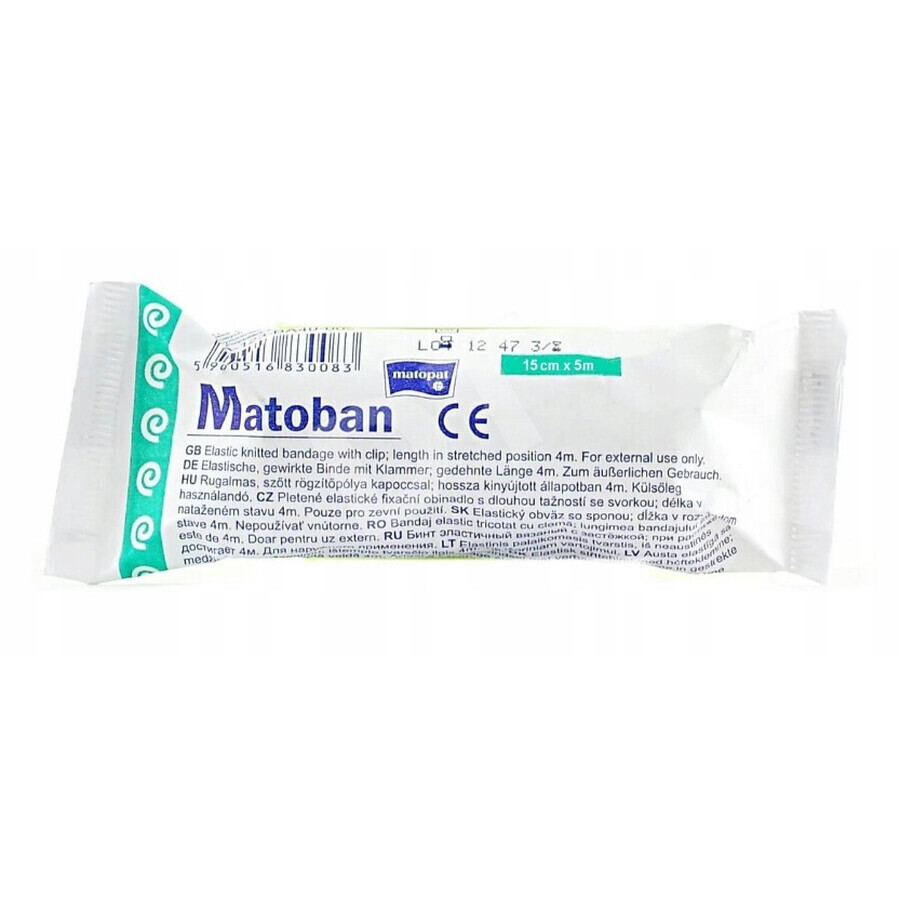Matoban elastic band 5 m x 15 cm, 1 piece