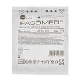Pasomed Tampoane sterile din tifon de bumbac, 17 fire, 8 straturi, 10 cm x 10 cm, 3 bucăți