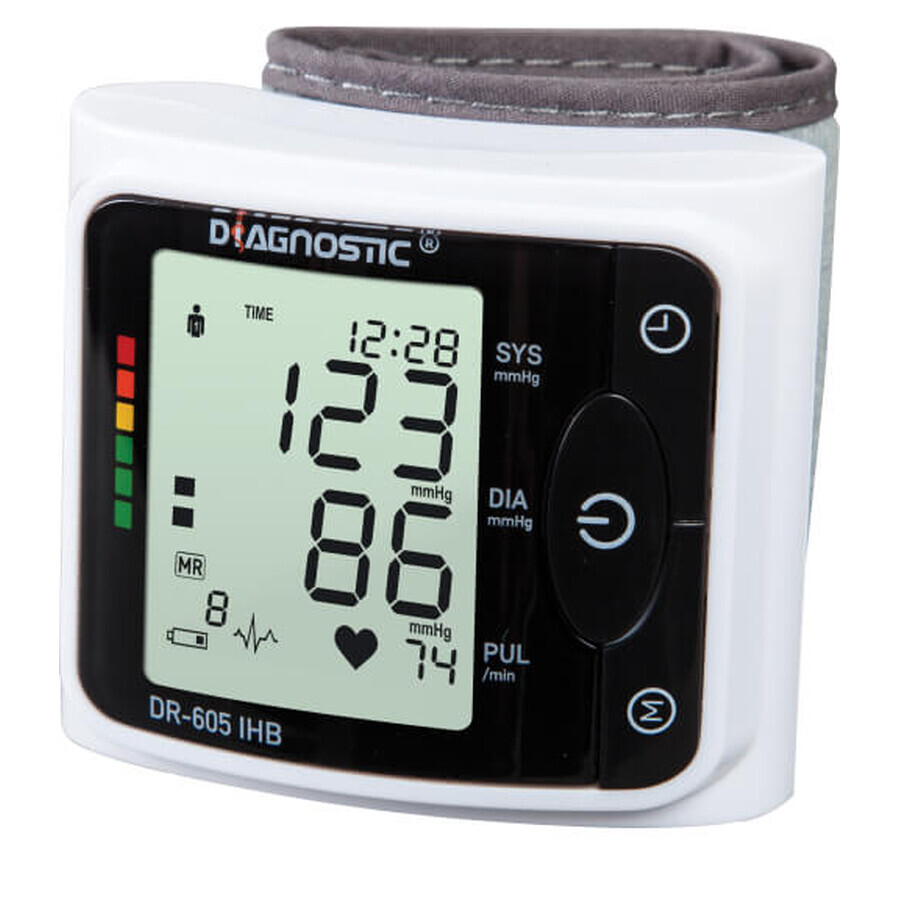 Monitor de diagnosticare a tensiunii arteriale, DR-605 IHB, încheietura mâinii, automat, 1 buc