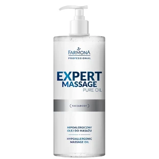 Farmona Professional Expert Massage Pure Oil Huile de massage hypoallergénique, 500 ml
