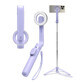 Spigen S571W MagSafe Bluetooth selfie stick with tripod - purple