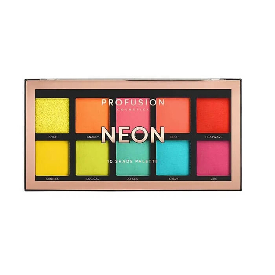 Boutique Profusion Neon palette de 10 ombres à paupières Profusion Neon palette de 10 ombres à paupières