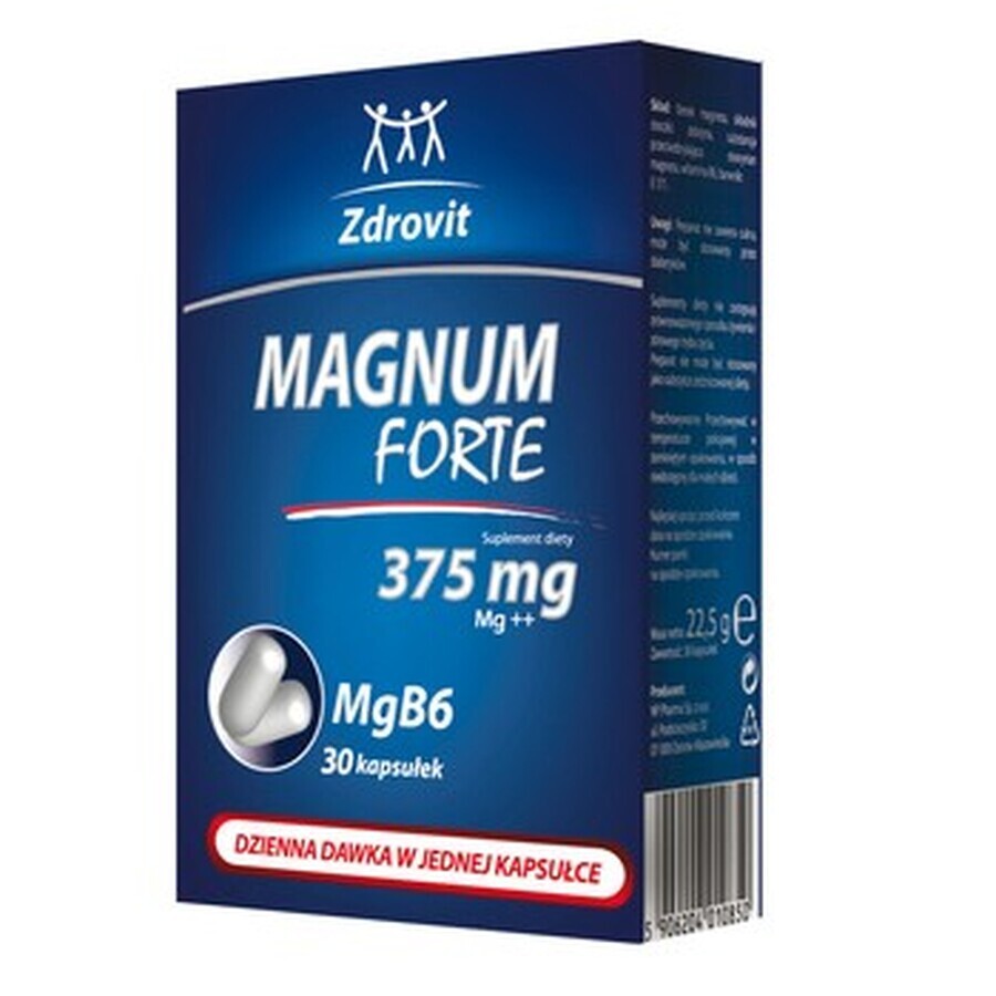 Zdrovit Magnum Forte 375mg 30 Kapseln