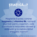 MagneVie Express, 150 mg magnesium + 0.7mg vitamin B6, extra energy, waterless administration, 2x20 sachets