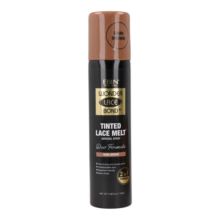 Acquista Tintura per parrucca Ebin New York Tinted Lace Melt Dark Brown 100 ml Tintura per parrucca Ebin New York Tinted Lace Melt Dark Brown 100 ml