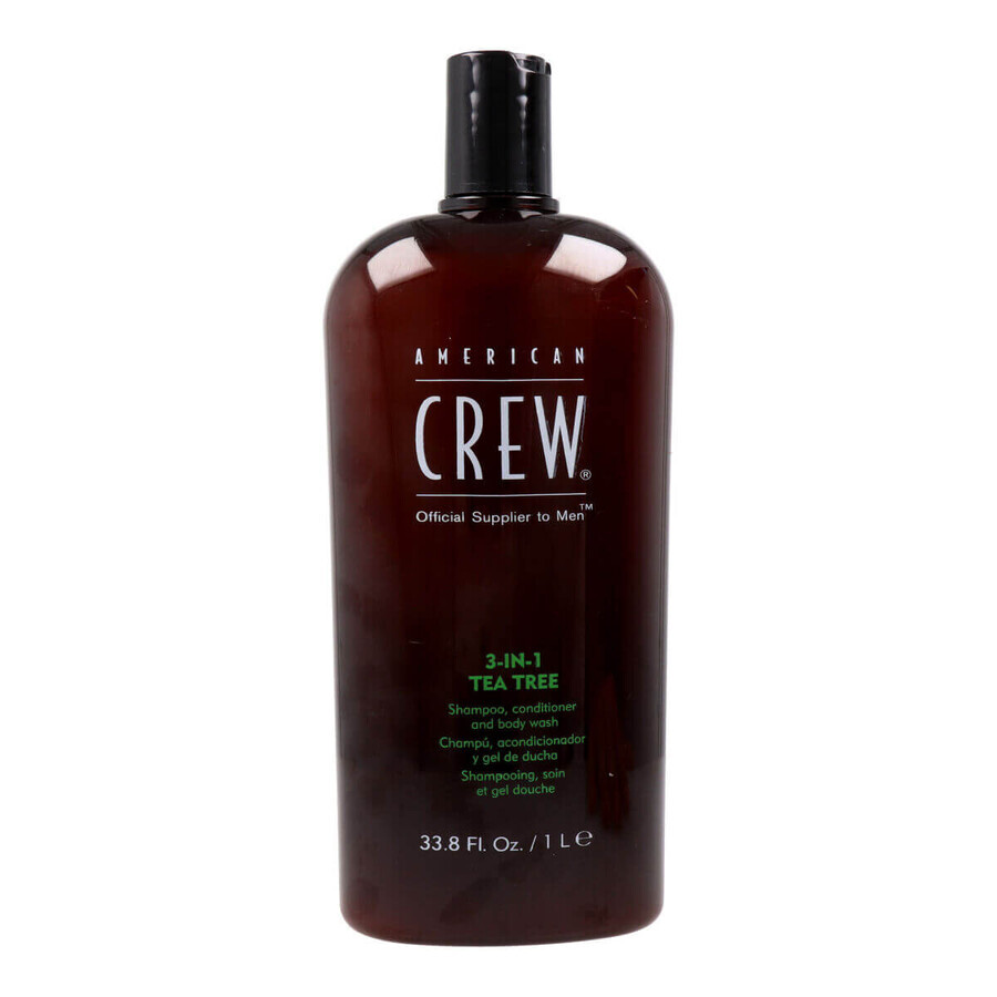 Acquista Ge, Shampoo e Balsamo 3 in 1 American Crew Tea Tree 1 L Ge, Shampoo e Balsamo 3 in 1 American Crew Tea Tree 1 L
