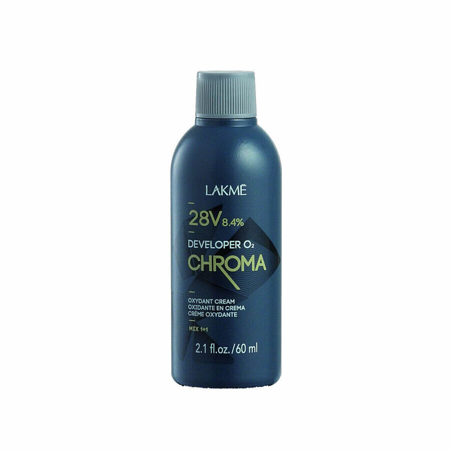 Shop Kapillaroxidationsmittel Lakmé Chroma Color 28 vol 8,5% 60 ml Kapillaroxidationsmittel Lakmé Chroma Color 28 vol 8,5% 60 ml