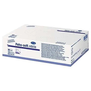 Peha-Soft latex gloves, 100 pcs size M, Hartmann