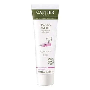 Mascarilla bio con arcilla rosa, 100 ml, Cattier