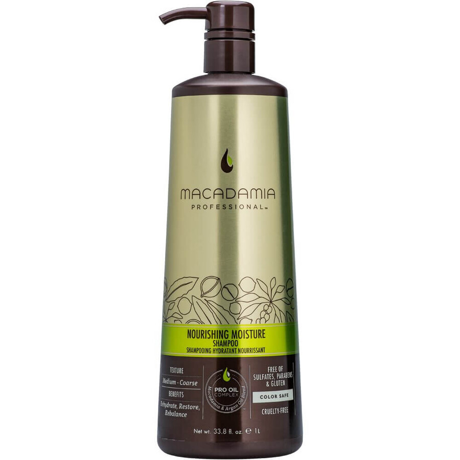 Macadamia Professional Shampoo for dry hair, 1000ml
