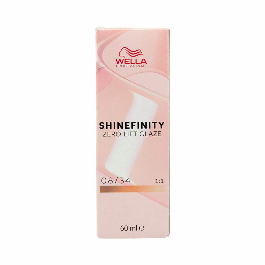 Boutique Coloration Permanente Wella Shinefinity Nº 08/34 (60 ml) Coloration Permanente Wella Shinefinity Nº 08/34 (60 ml)