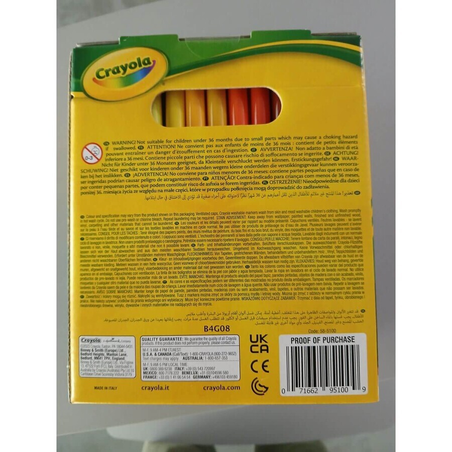 Set de Carioci Super Tips Crayola 58-5100 (100 uds) Set de Carioci Super Tips Crayola 58-5100 (100 uds)
