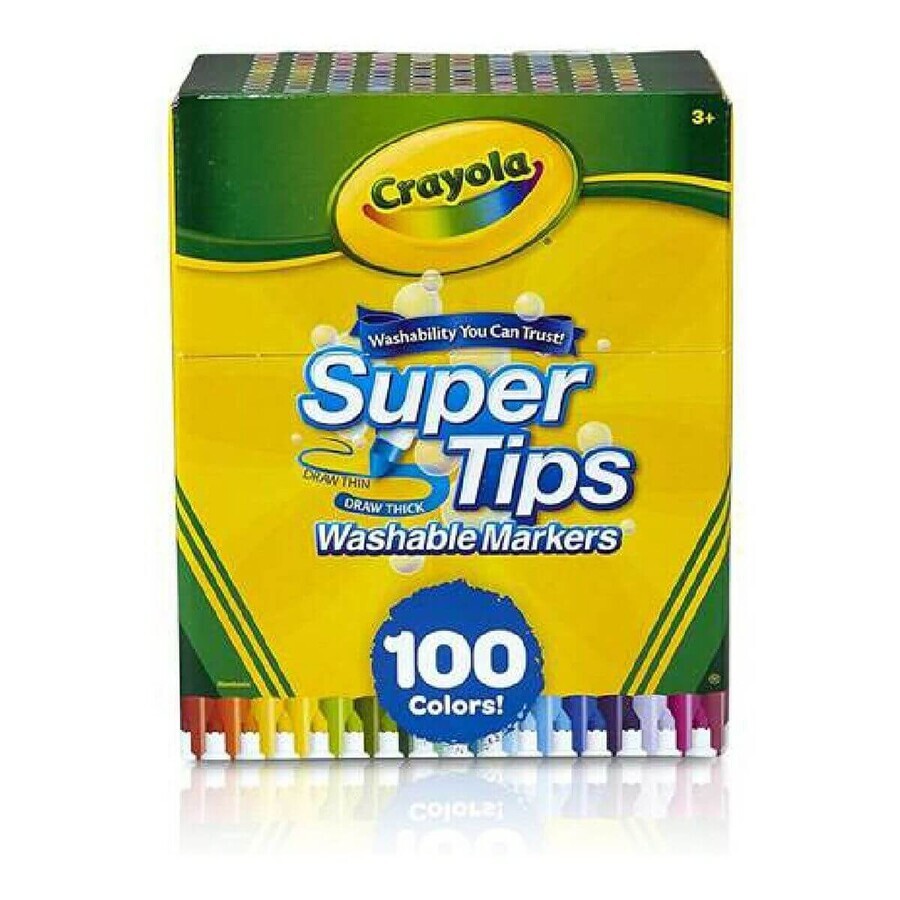 Set de Carioci Super Tips Crayola 58-5100 (100 uds) Set de Carioci Super Tips Crayola 58-5100 (100 uds)