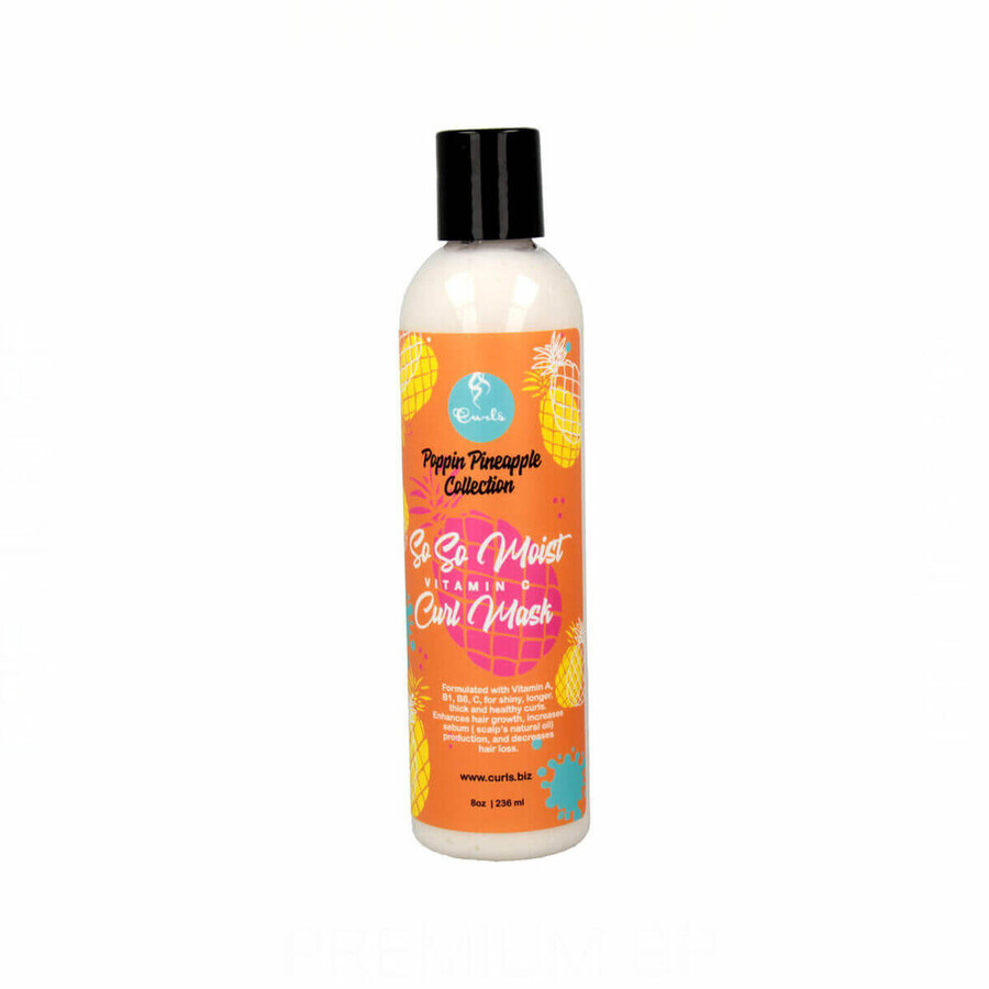 Buy Hair Mask Curls Poppin Pineapple Collection So So Moist Curl (236 ml) Hair Mask Curls Poppin Pineapple Collection So So Moist Curl (236 ml)