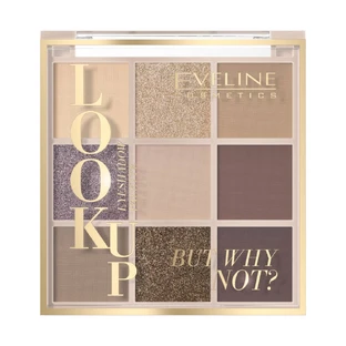 Eveline Cosmetics Look Up Palette de 9 ombres à paupières But Why Not, 10.8 g