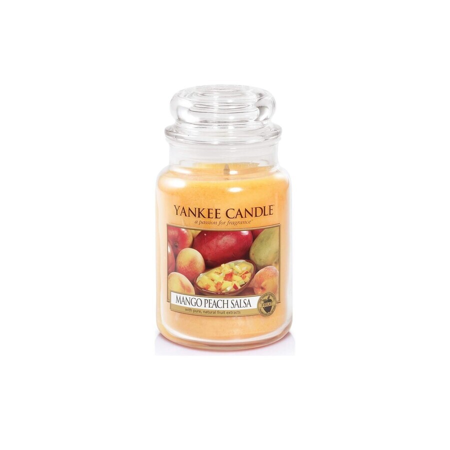 Yankee Candle large jar Mango Peach Salsa scented candle, 623 g