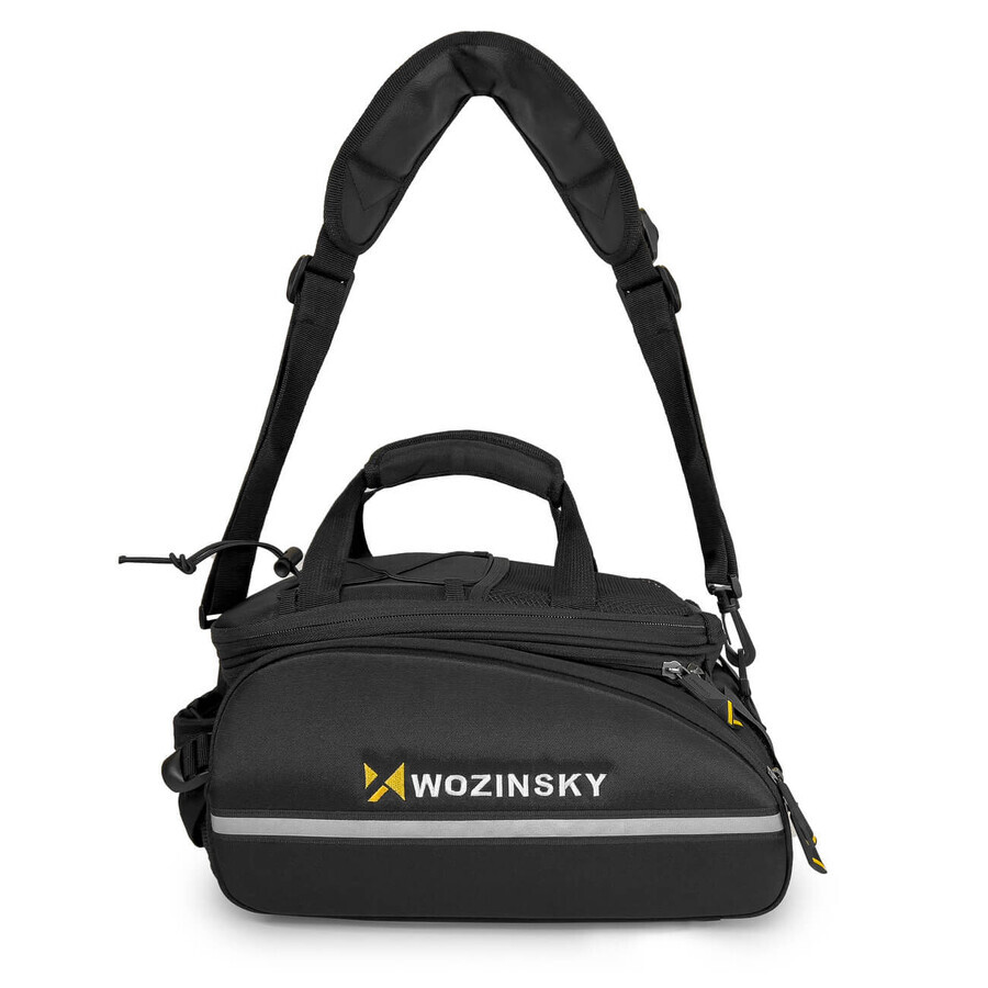 Wozinsky grote 35l fietsdraagtas + regenhoes zwart (WBB19BK)