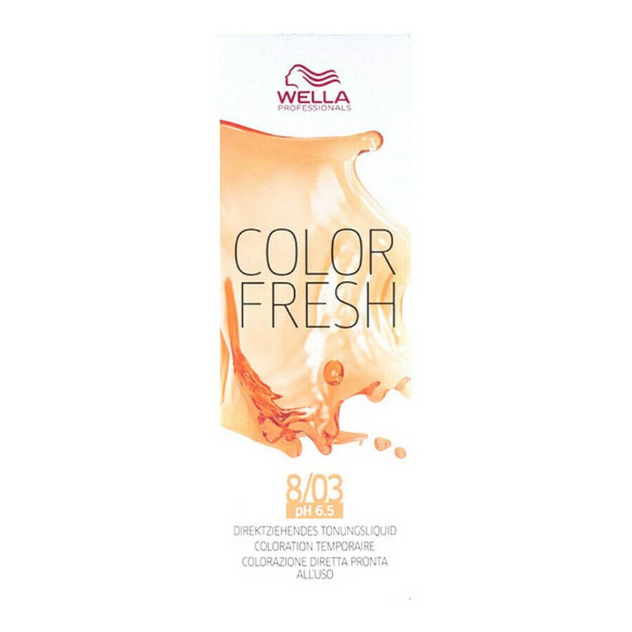 Boutique Couleur Semi-permanente Color Fresh Wella 10003221 Nº 8/03 (75 ml) Couleur Semi-permanente Color Fresh Wella 10003221 Nº 8/03 (75 ml)
