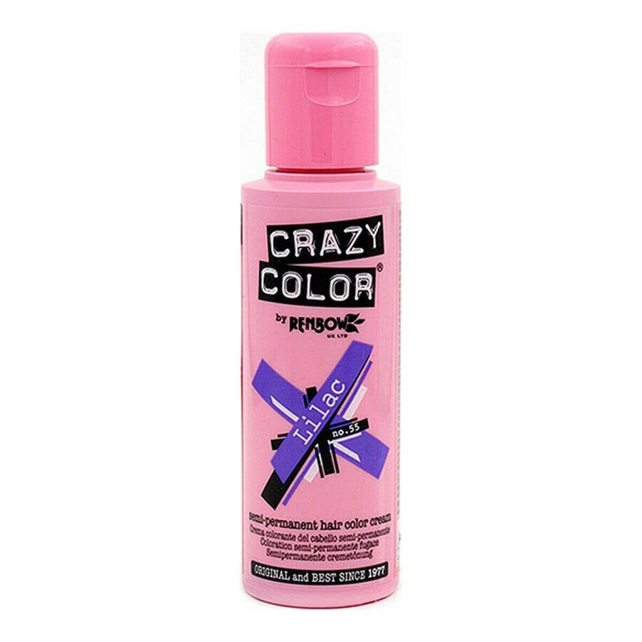 Comprar Vopsea Semipermanentă Lilac Crazy Color Nº 55 (100 ml) (100 ml) Vopsea Semipermanentă Lilac Crazy Color Nº 55 (100 ml) (100 ml)