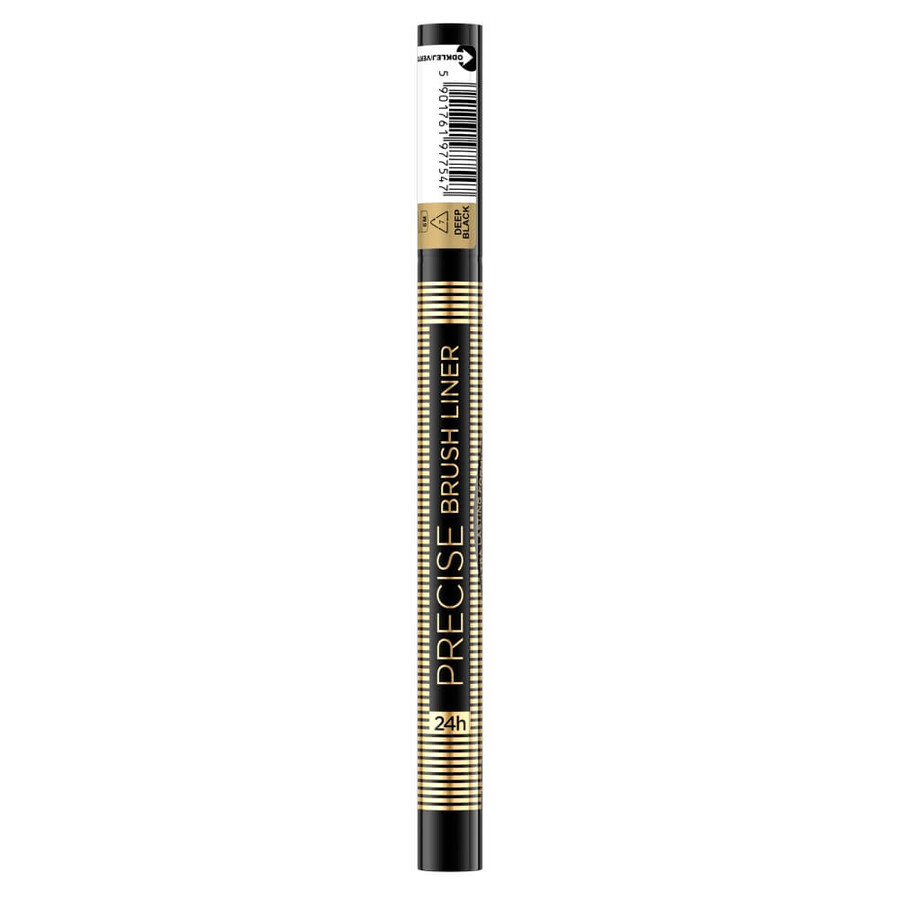 Eveline Cosmetics Precise Brush Liner Eyeliner in Pen Deep Black, 1 piece